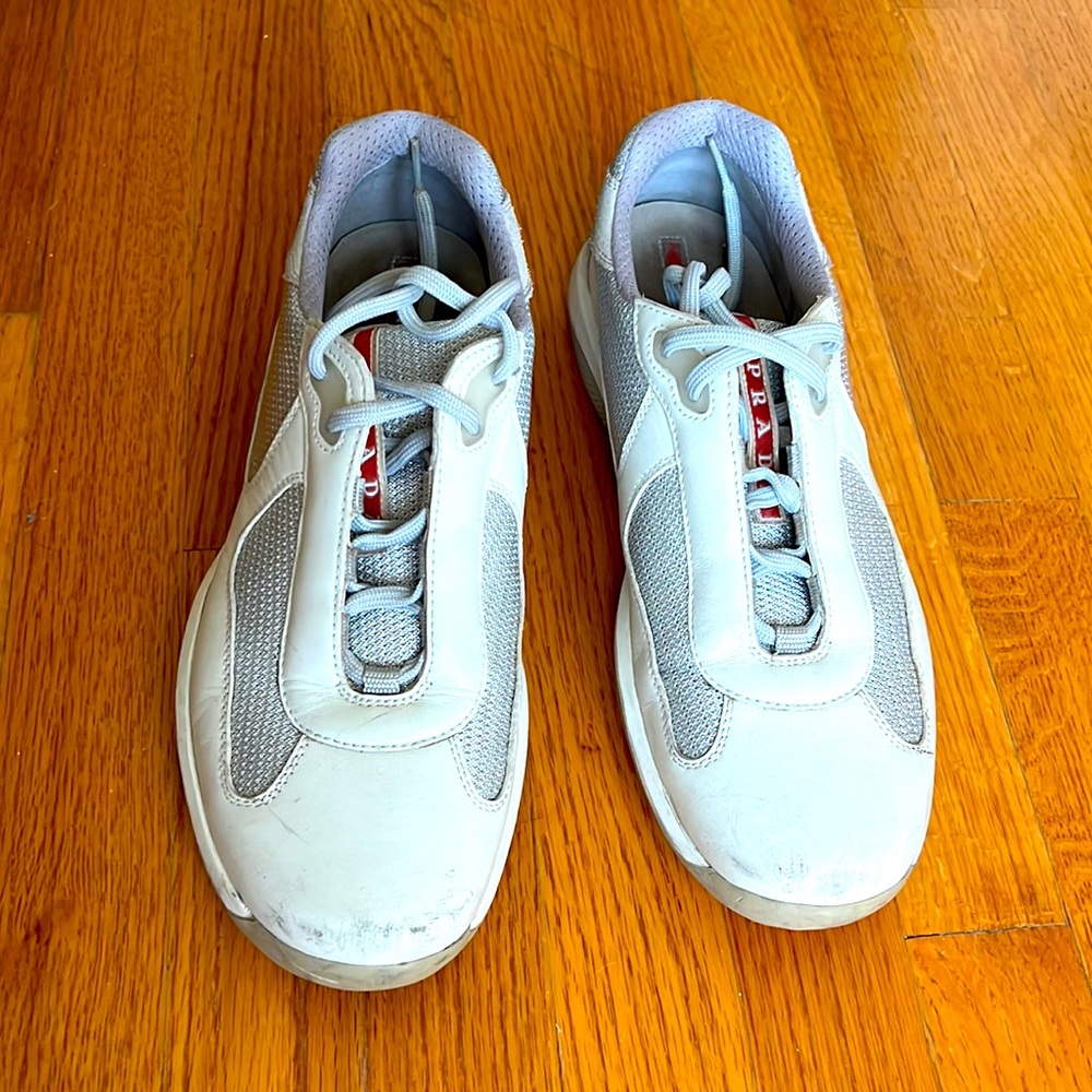 SOLD!   Prada leather sneakers man’s